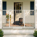 Mumeasy 36 in Tall 36-66 in Extra Wide Baby & Dog Gate for Doorways, White by Mumeasy-FocusonBabyPetSafetyGate