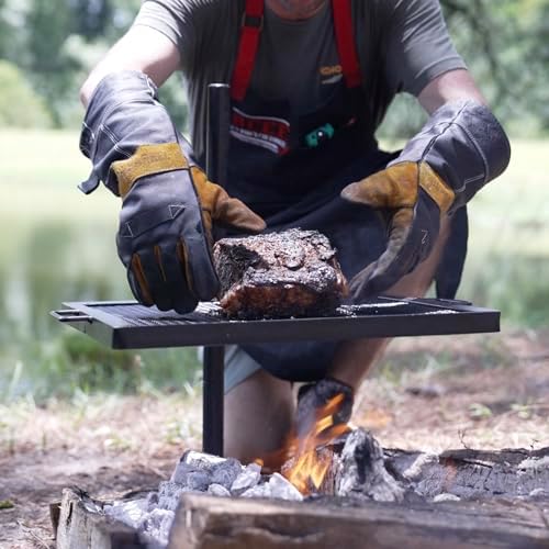 GameMaker Open Fire Cooking Grill | Adjustable Height - Image 2