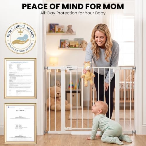 Baby Gate for Stairs, 26-40" Auto Close Dog Gate for Doorways No Drilling - Image 3