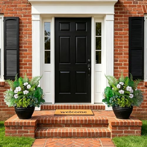 Hrobek Outdoor Faux Plants UV Resistant Fake Greenery for Outside Planter - Image 5