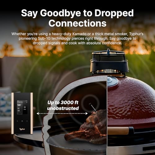 Typhur Sync Gold Dual Wireless WiFi Meat Thermometer with Carrying Case - Image 5