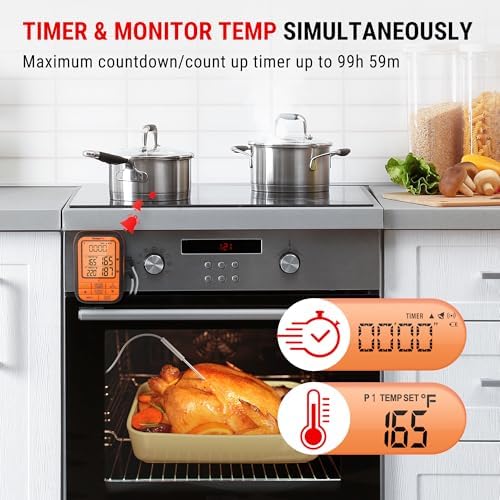 TempPro TempSync 500FT Wireless Meat Thermometer for Grilling and Smoking - Image 6