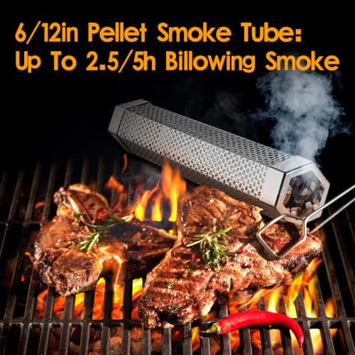 6in & 12in Pellet Smoker Tube Set, for All Grill & Smoker Hot/Cold Smoking - Image 3