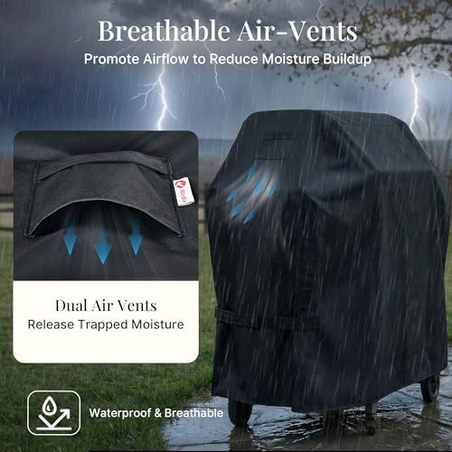iBirdie Outdoor Grills Cover 50 x 24 x 46 inch, Waterproof, 600D Heavy Duty - Image 4