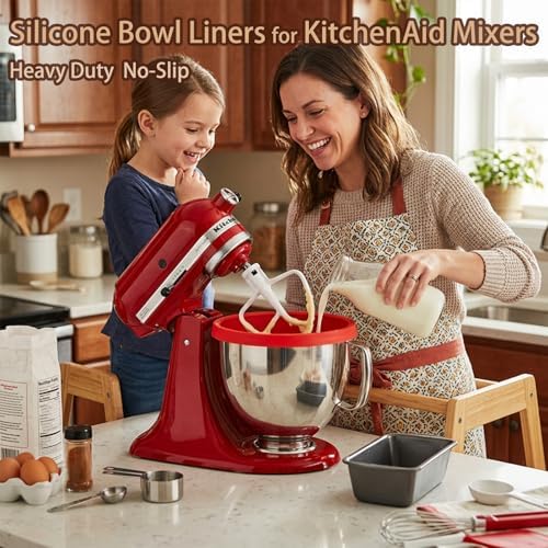 Silicone Bowl Liners for KitchenAid Tilt-Head 5 Qt Stand Mixers - Image 2