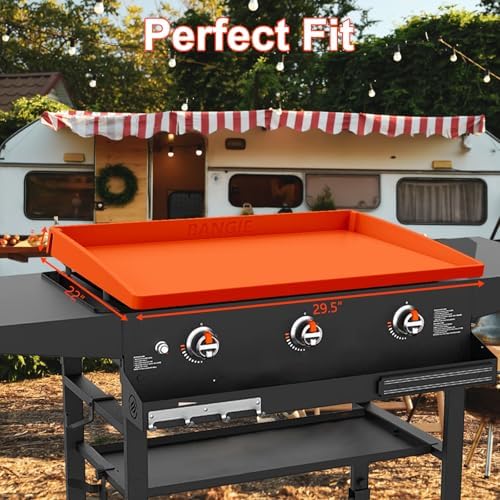 BANGIE 28"XL Silicone Griddle Mat for Blackstone, Anti-Rust Full-Wrap Cover - Image 2
