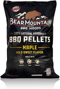 Bear Mountain All Natural Wood Pellets for Smoker, Grill & BBQ, 20 Lbs by BearMountainBBQ
