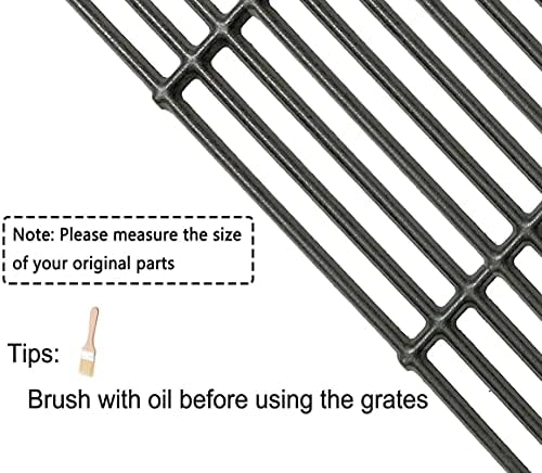 C6505A(4-Pack) 19 3/4" Cast Iron Cooking Grid Grates Replacement for Chargriller 2121, 2123, 2222, 2828, 3001, 3008, 3030, 3725, 4000, 4208, 5050, 5072, 5252, 9020 - Image 5