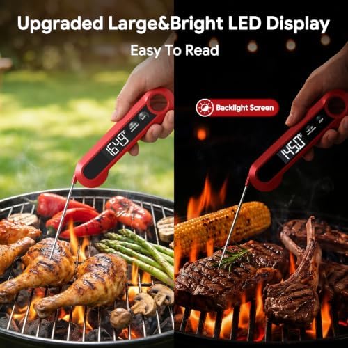 Meat Thermometer Digital,1-2S Instant Read Thermometer for Cooking, Grill - Image 3