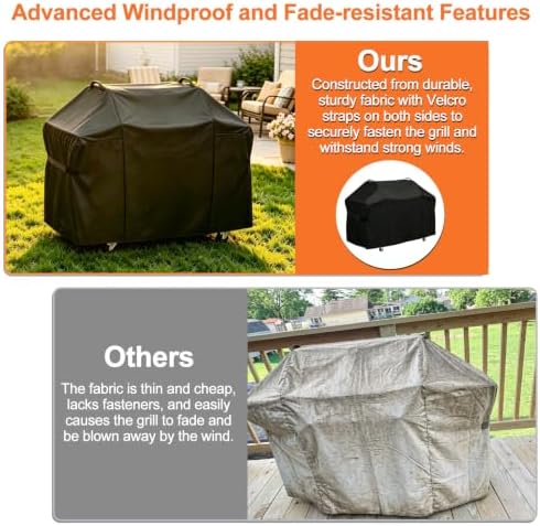 Grill Cover for Weber Genesis 300 Series and New 2022 Genesis 300 Grills - Image 6