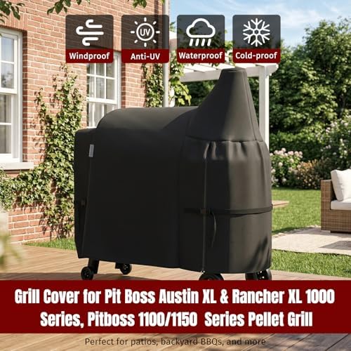 SHINESTAR Grill Cover for Pit Boss Austin XL&Rancher XL, 900D Oxford Fabric - Image 2