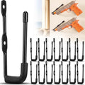 Yaocom 15 Pcs Pistol Wall Mount Rack with Rubber Coated Hooks by Yaocom
