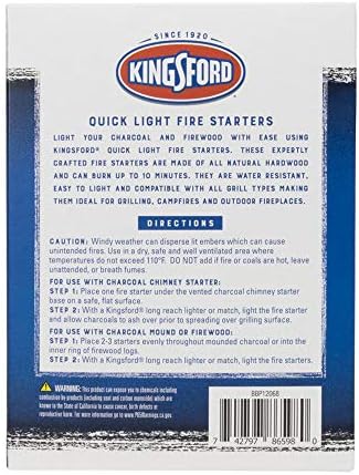 Kingsford Quick Light Fire Starter Rolls, 32 Count - Image 6