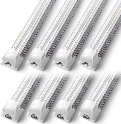 LED Shop Light for Garage, T8, 3FT, 30W, 4680LM, 6000K, 8 Pack by KIHUNGTECH