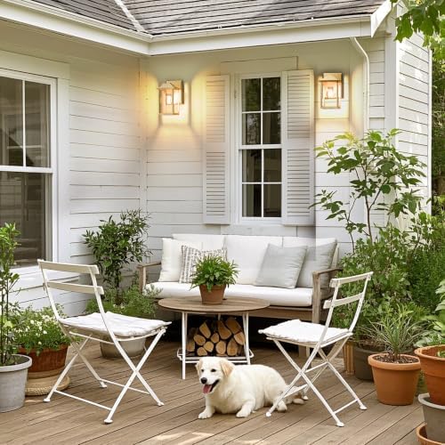 MATAMEYE Outdoor Wall Light Fixture, Exterior Waterproof Porch Lighting - Image 4