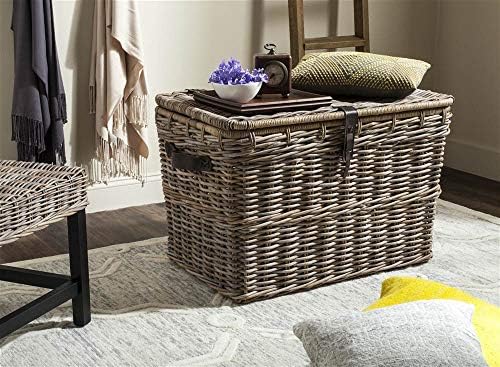 Safavieh Amancio Wicker Basket Grey - Image 5