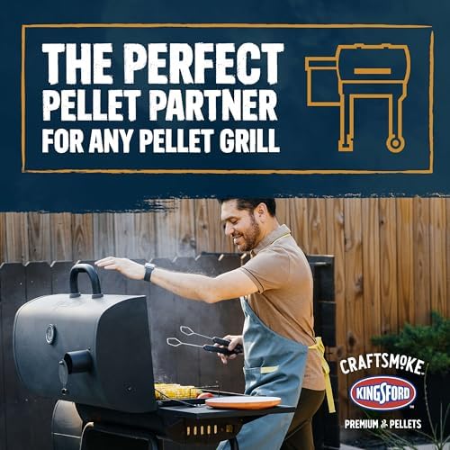 Kingsford Craftsmoke Premium Grilling Wood Pellets, Hickory BBQ Pellets for Grilling, 100% Natural Hardwood, 20 pounds - Image 3