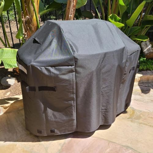 Weber Spirit and Spirit II 200 Series Grill Cover, 600D Heavy Duty Waterproof BBQ Grill Cover, 48 Inch 7138 Grill Cover for Weber Spirit II E210, Spirit E210 2 Burner Grillgas, All Weather Protection - Image 6