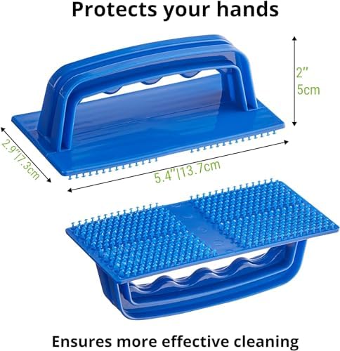 CUSINIUM 31-piece Griddle Cleaning Kit: 1 Screen Holder, 20 Screens, 10 Cleaning Pads - Image 3