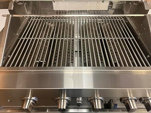 Mont Alp 304 Stainless Steel Replacement Grill Grates (Set of 2) for all MAi400 / MAi400-D / MAi400-BSS Outdoor Kitchen Islands + MABi400 / MABi400-BSS Built-in + MA400-AW / MA400-AWBSS Artwood Grills by MontAlpi