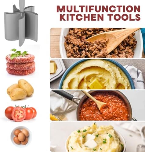PGYARD Meat Chopper Hamburger Grinder, Kitchen Smasher for Ground Beef - Image 3