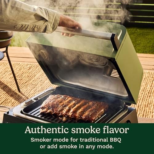 Cuisinart Outdoor Electric Grill, 8-in-1 Air Fryer/Grill/Smoker, 154 sq in - Image 3