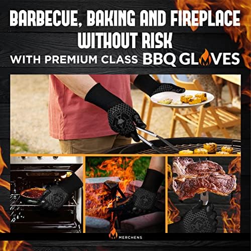 BBQ Grill & Oven Gloves 1472°F Heat Resistant | Storage Case & Gift Box - Image 6