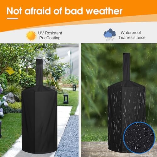 Pizza Oven Cover Weatherproof for Wood Fired BBQ Smokers - Image 4