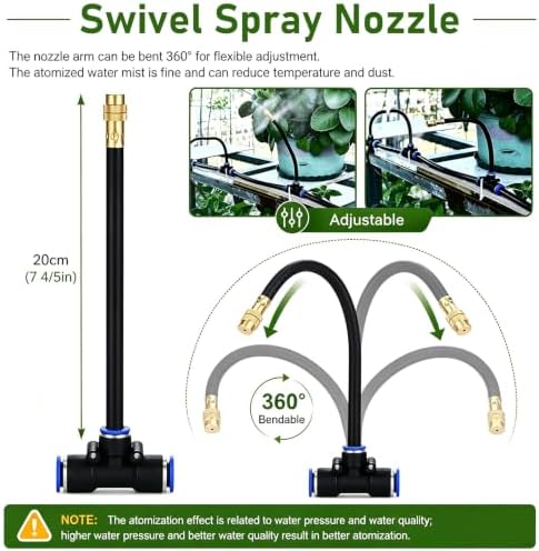 Outdoor Misting Cooling System Kit for Patio - Image 4