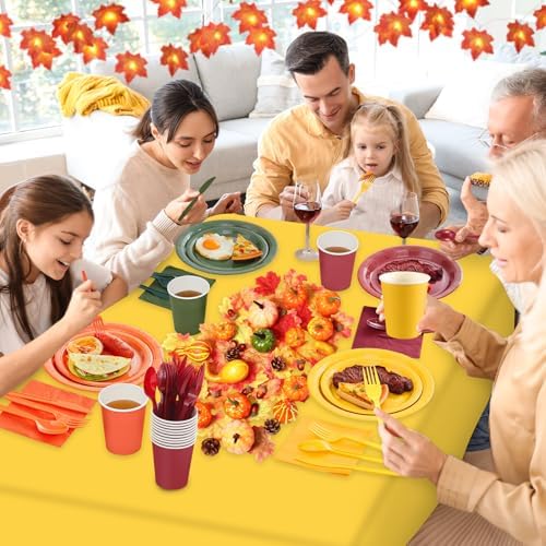 Havawish 340 Pcs Thanksgiving Party Supplies, Orange, Harvest Style - Image 7