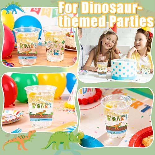 Dinosaur Disposable Cups for Dino Birthday Party Supplies Decorations - Image 5