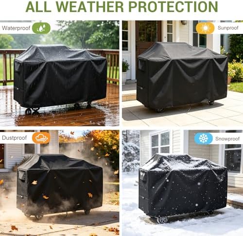 66 Inch Grill Cover for Royal-Gourme-t Gas Grill Pizza Oven Combo 3-in-1 - Image 5