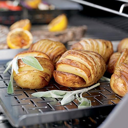 Weber® Grill Pan, Stainless Steel for Gourmet Grilling, 1.4" H x 11.8" W x 17.4" D (Pack of 6) - Image 3
