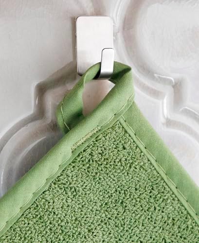 RITZ Terry Potholder & Hot Pad: Unparalleled Heat Resistant, Durable 100% Cotton – Ergonomically Designed for Optimal Grip – Easy-Care Machine Washable – 4-Pack, Cactus/Paprika - Image 3