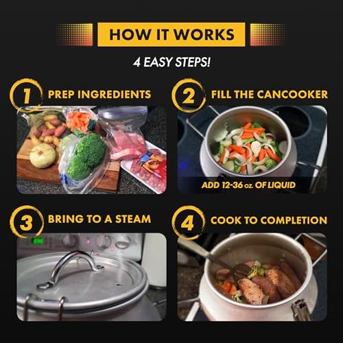 CanCooker Companion 1.5 Gallon Convection Steam Cooker for Home and Camping | Silver (G15-2016) - Image 2