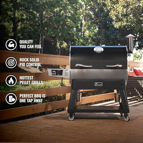 recteq Pellet Grill Smoker - Flagship 1600, Wood Pellet Smoker, BBQ, Wi-Fi Smart Grill, 1600 Sq. In. Cook Space, 40 lbs Hopper, Grilling Basics Bundle - Image 2