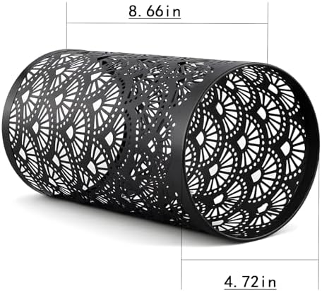 Professional Hookah Wind Cover - Metal Heat Management System & Wind Protector for Outdoor Shisha Use (Black Wind Cover) - Image 2
