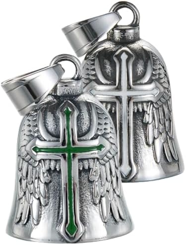 Motorcycle Bell Guardian Angel Gremlin Lucky Charm Gift For Riders by CTZSRGuardianAngelGoodLuckBells