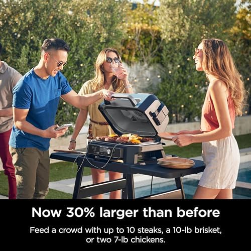 Ninja Woodfire ProConnect Premium XL BBQ Grill, 7-in-1, App Enabled, Blue - Image 5