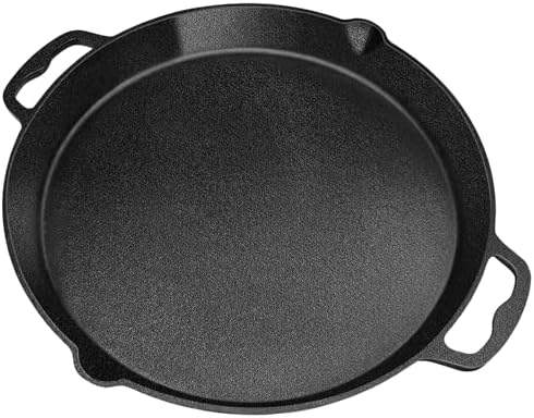 BUCABUCA Pre-Seasoned Cast iron Skillet,Frying Pan,Chef's Pan,Large Skillet,Cast Iron Camping Pan (17 inch) by Unknown