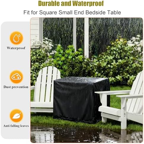 End Tables Cover, Outdoor Side Table Cover for VASAGLE Side Table - Image 3