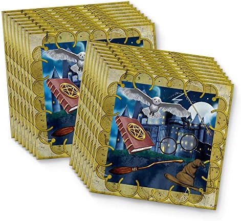 Wizard Castle Birthday Party Supplies Set Plates Napkins Cups Tableware Kit for 16 - Image 4