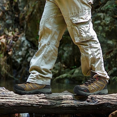 NORTIV 8 Men's Ankle High Waterproof Hiking Boots - Image 2