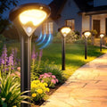 ELECLINK 400LM Solar Pathway Lights Outdoor with Motion Sensor, 2 Pack by ELECLINK