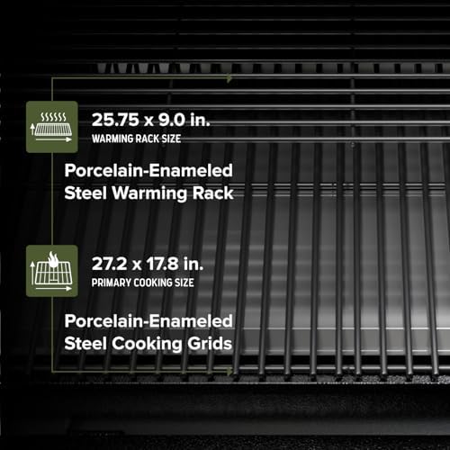 Oakford 715 Wood Pellet Smoker Grill with I-Site View Indicator & Smart App - Image 6