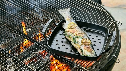 Le Creuset Enameled Cast Iron Square Grill Basket, 12" - Image 5