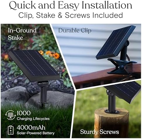 Brightech Ambience Pro Super Bright Solar - 48Ft Remote Control Outdoor String Lights with 15 Shatterproof S14 Bulbs, Commercial Grade LED, Waterproof Patio Lights, 4W Soft White for Patios, Gardens - Image 4
