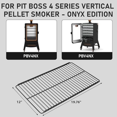 Utheer Cast Iron Smoker Racks for Pit Boss PBV4NX, 5 Pack - Image 2