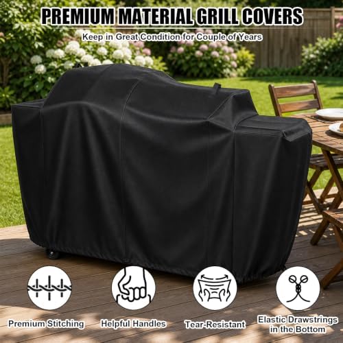 QuliMetal Grill Cover for Pit Boss Charleston 1020 DX Pellet Grill - Image 4