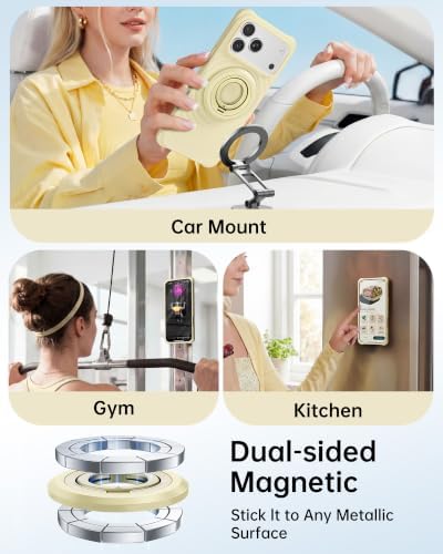 SYNCWIRE Magnetic Phone Ring Holder, for MagSafe Phone Grip Stand Kickstand - Image 4